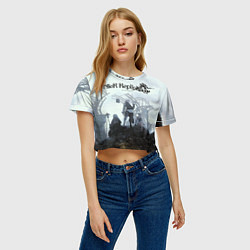 Футболка 3D укороченная женская NieR Replicant, цвет: 3D-принт — фото 2