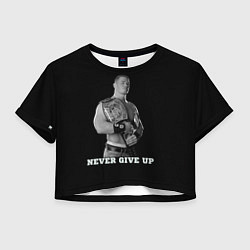 Женский топ Never give up