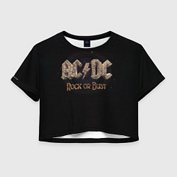 Женский топ ACDC Rock or Bust