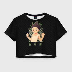 Футболка 3D укороченная женская Гон Фрикс Охотник x охотник, цвет: 3D-принт