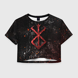 Женский топ BERSERK LOGO GRUNGE RED