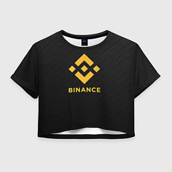 Женский топ БИНАНС ЛОГО CARBON BINANCE LOGO