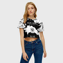 Футболка 3D укороченная женская Velial Squad свет или тьма,, цвет: 3D-принт — фото 2
