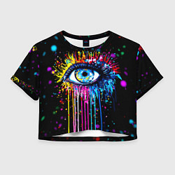 Женский топ Арт Глаз Брызги