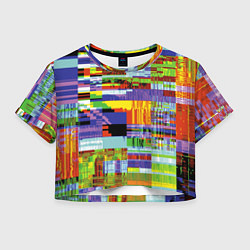 Женский топ Vanguard glitch fashion pattern 2022