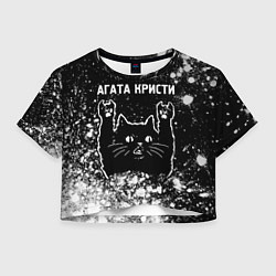 Женский топ Агата Кристи Rock Cat FS