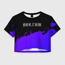 Женский топ Burzum purple grunge