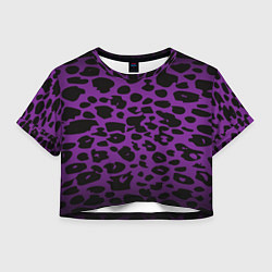 Женский топ Фиолетовый леопард