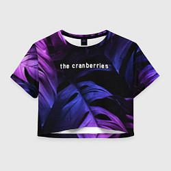 Женский топ The Cranberries neon monstera