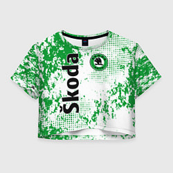 Женский топ Skoda auto logo