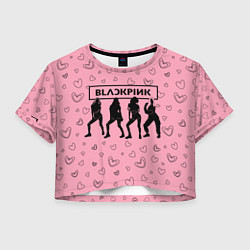 Женский топ Blackpink силуэт