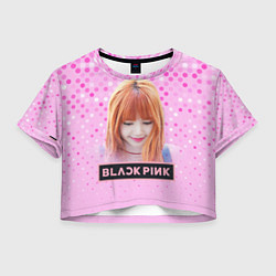 Футболка 3D укороченная женская Blackpink Lisa, цвет: 3D-принт