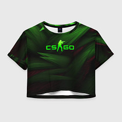 Женский топ CS GO green logo