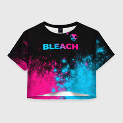 Женский топ Bleach - neon gradient: символ сверху