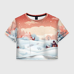 Женский топ Зимняя сказка на пороге