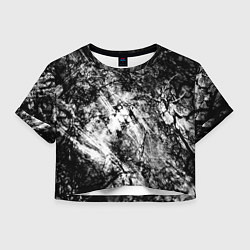 Женский топ Зимний лес узоры