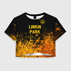 Женский топ Linkin Park - gold gradient посередине