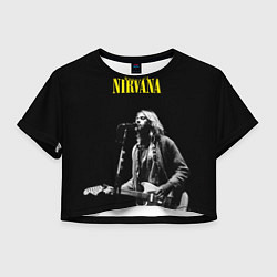 Женский топ Группа Nirvana Курт Кобейн