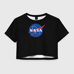 Женский топ NASA logo space
