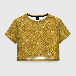 Женский топ Золотой волнистый с переливами