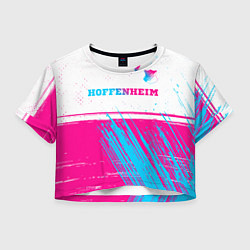 Женский топ Hoffenheim neon gradient style посередине