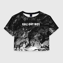Женский топ Fall Out Boy black graphite