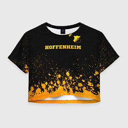 Женский топ Hoffenheim - gold gradient посередине