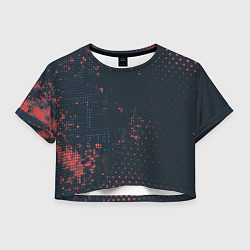 Женский топ Брызги краски на стену