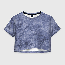 Женский топ Абстракция - синий лёд