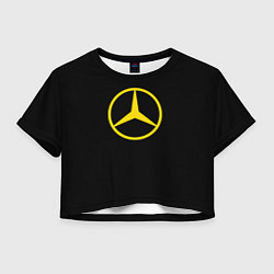 Женский топ Mercedes logo yello