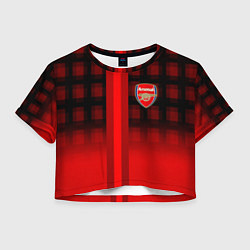 Женский топ Arsenal fc sport geometry steel