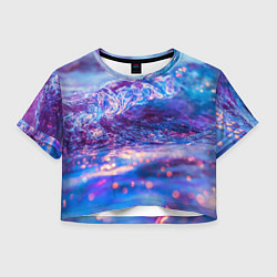 Женский топ Сине-фиолетовая волна