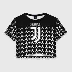 Футболка 3D укороченная женская Juventus sport club, цвет: 3D-принт