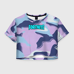 Женский топ Fortnite camo steel