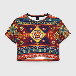 Женский топ Стиль советского ковра узоры и орнамент