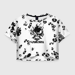 Женский топ Samurai черные краски текстура