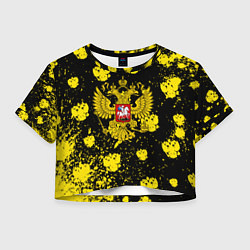 Женский топ Жёлтые краски герб