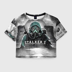 Женский топ Stalker 2 heart of Chornobyl radiation