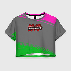 Женский топ Tekken краски неоновые