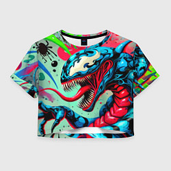 Женский топ Свирепый Веном - граффити