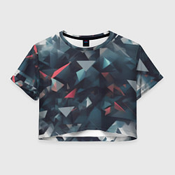 Женский топ Абстрактный взрыв и осколки