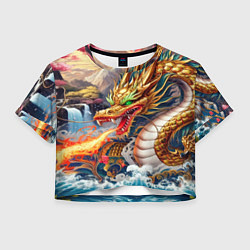 Женский топ Dragon tattoo - irezumi