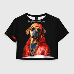 Женский топ Все дуреют с этого рэпа