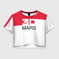 Женский топ 30 Seconds to Mars poster