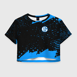Женский топ Schalke 04 fc blue color
