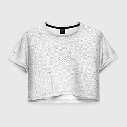 Женский топ Белый с абстрактным узором