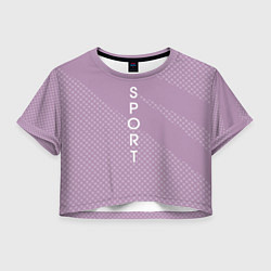 Женский топ Sport сиреневый