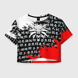 Женский топ Ведьмак япония краски