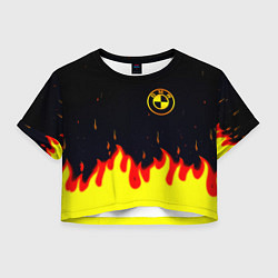 Женский топ BMW огненный