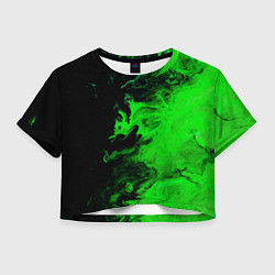 Женский топ Color green black